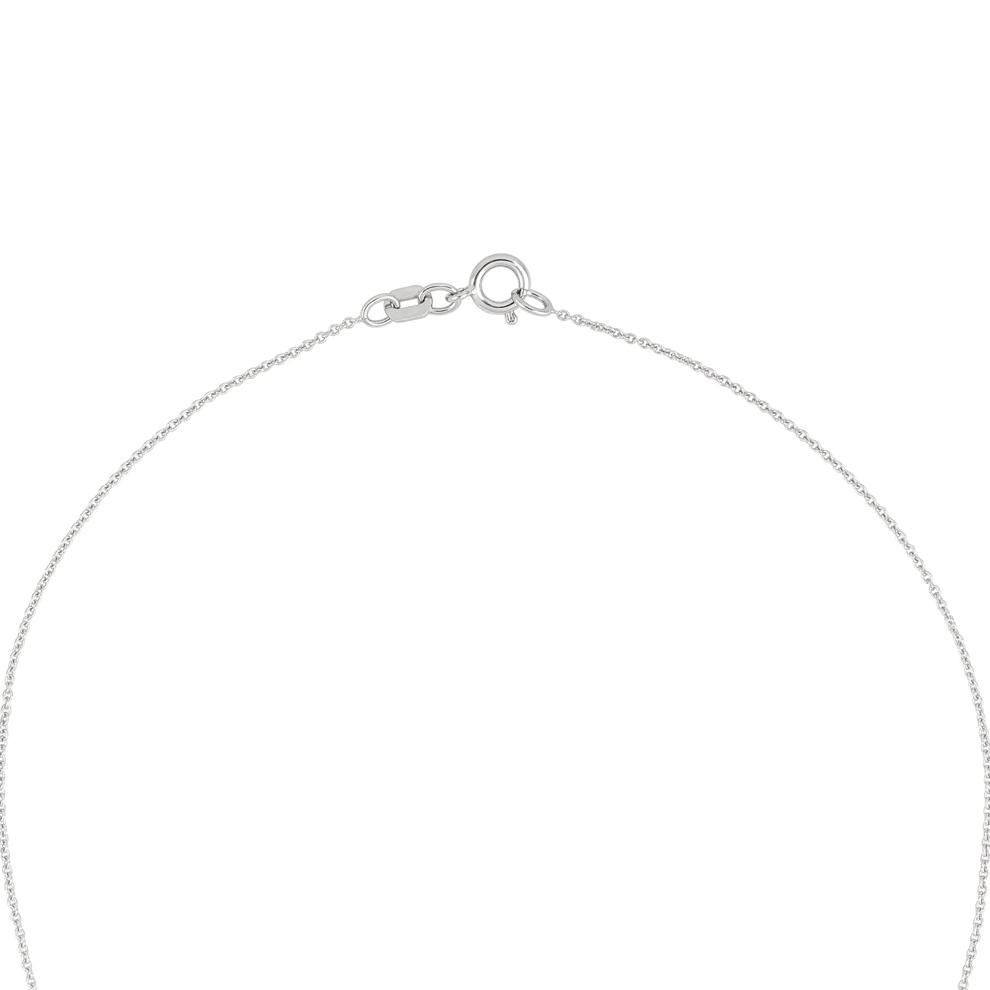 Lab-Created Blue Sapphire Heart Pendant Necklace in Sterling Silver – Image 2 of 4