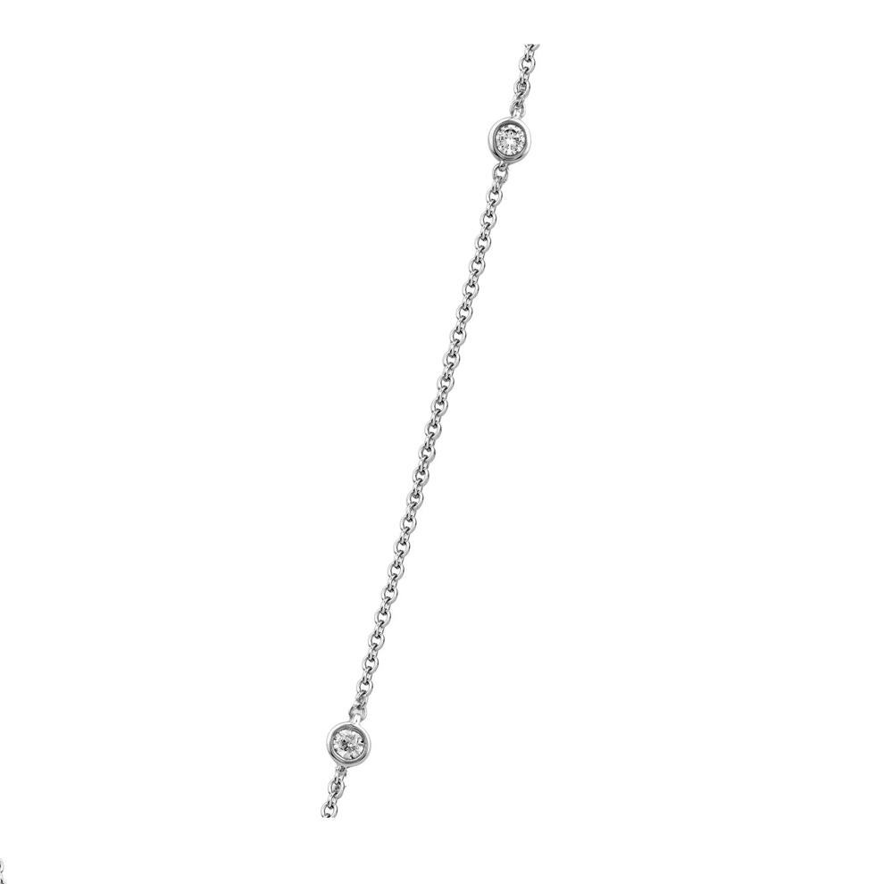 Lab Grown Starburst Necklace in 14K White Gold (1 1/2 ct. tw.) – Image 3 of 3