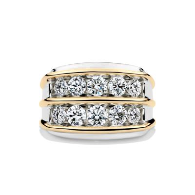 Men’s Lab Grown Diamond Band in 10K Gold (3 ct. tw.) 