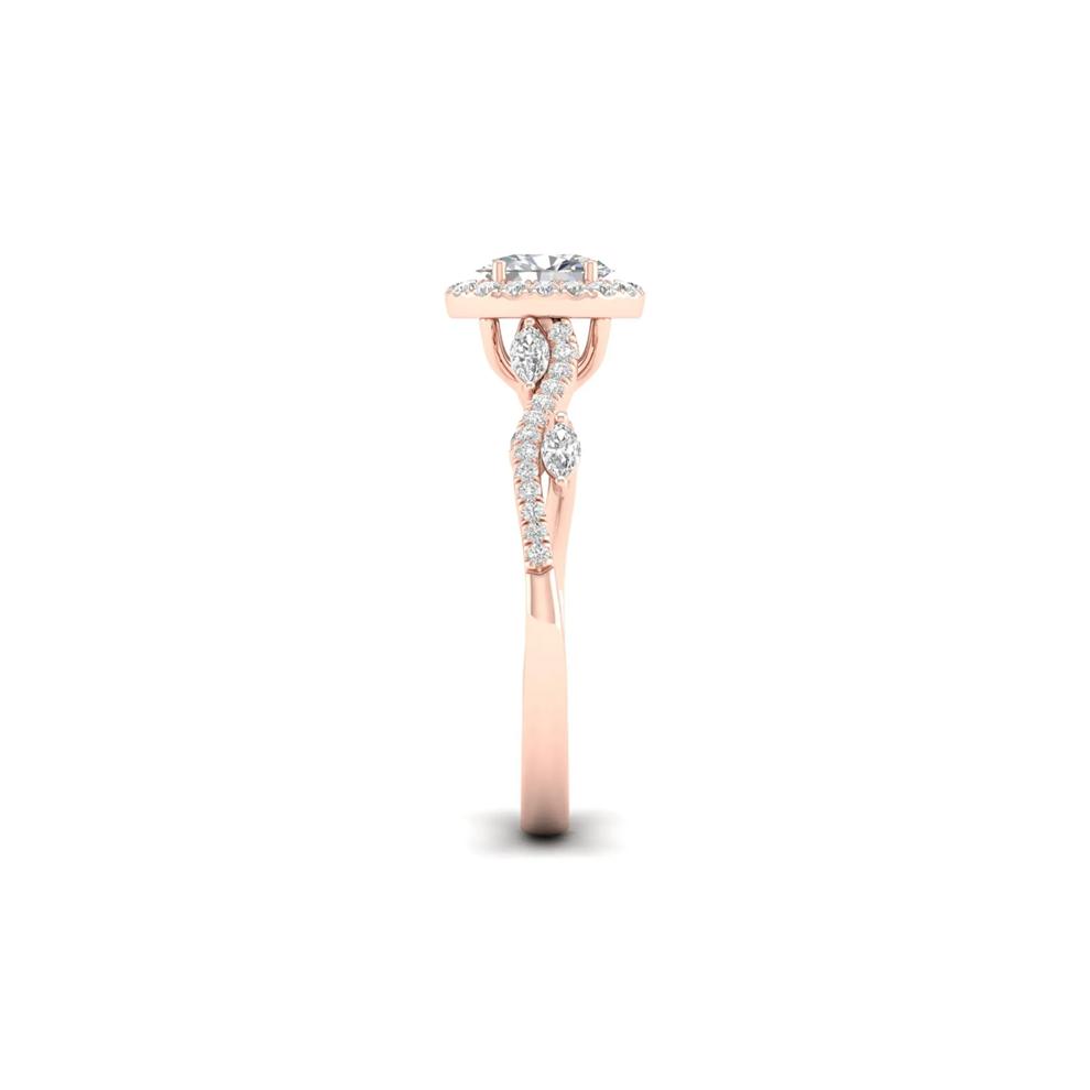 3/4 ct. tw. Diamond Engagement Ring in 14K Rose Gold – Image 3 of 5