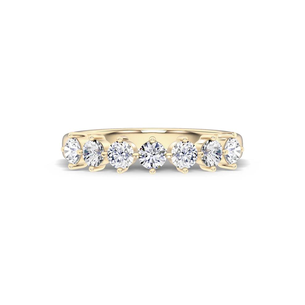 Lab Grown Diamond Seven-Stone Band in 10K Yellow Gold (3/4 ct. tw.) – Image 1 of 4