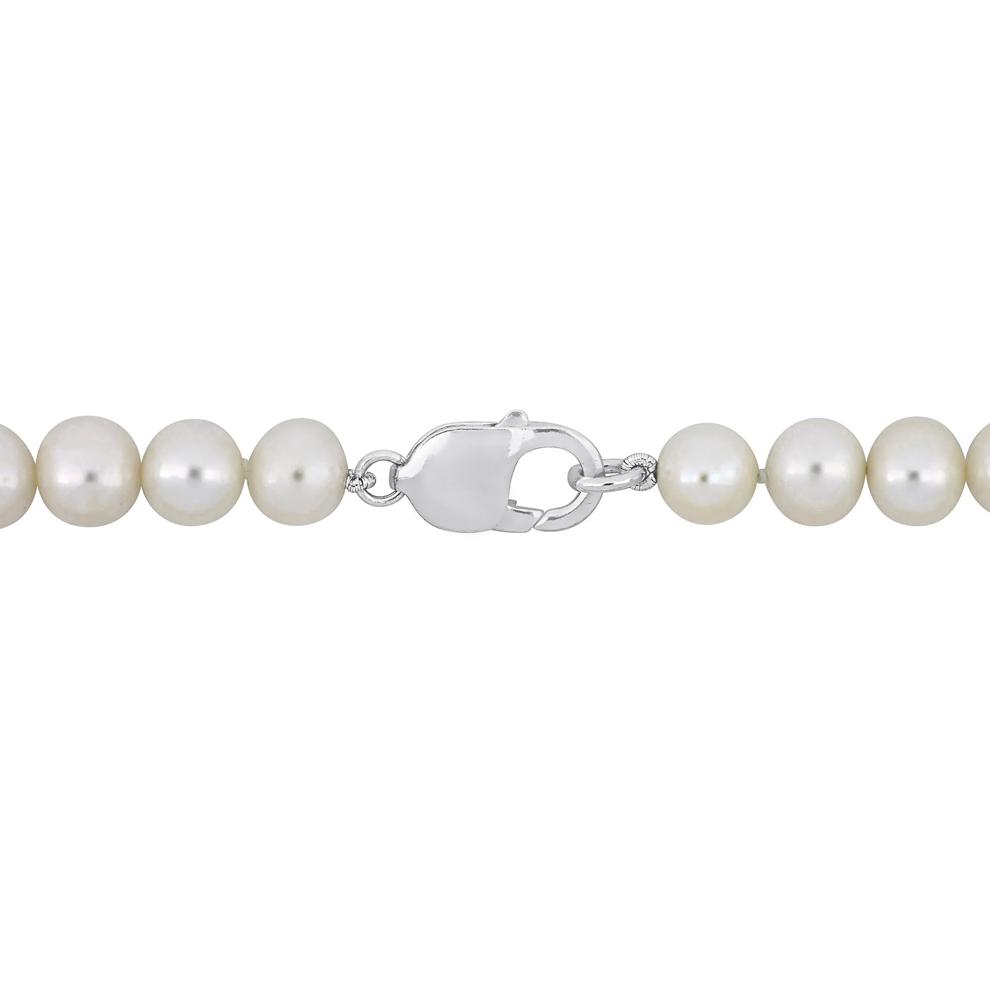 Men's Off-Round Freshwater Cultured Pearl Bracelet in Sterling Silver – Image 2 of 5