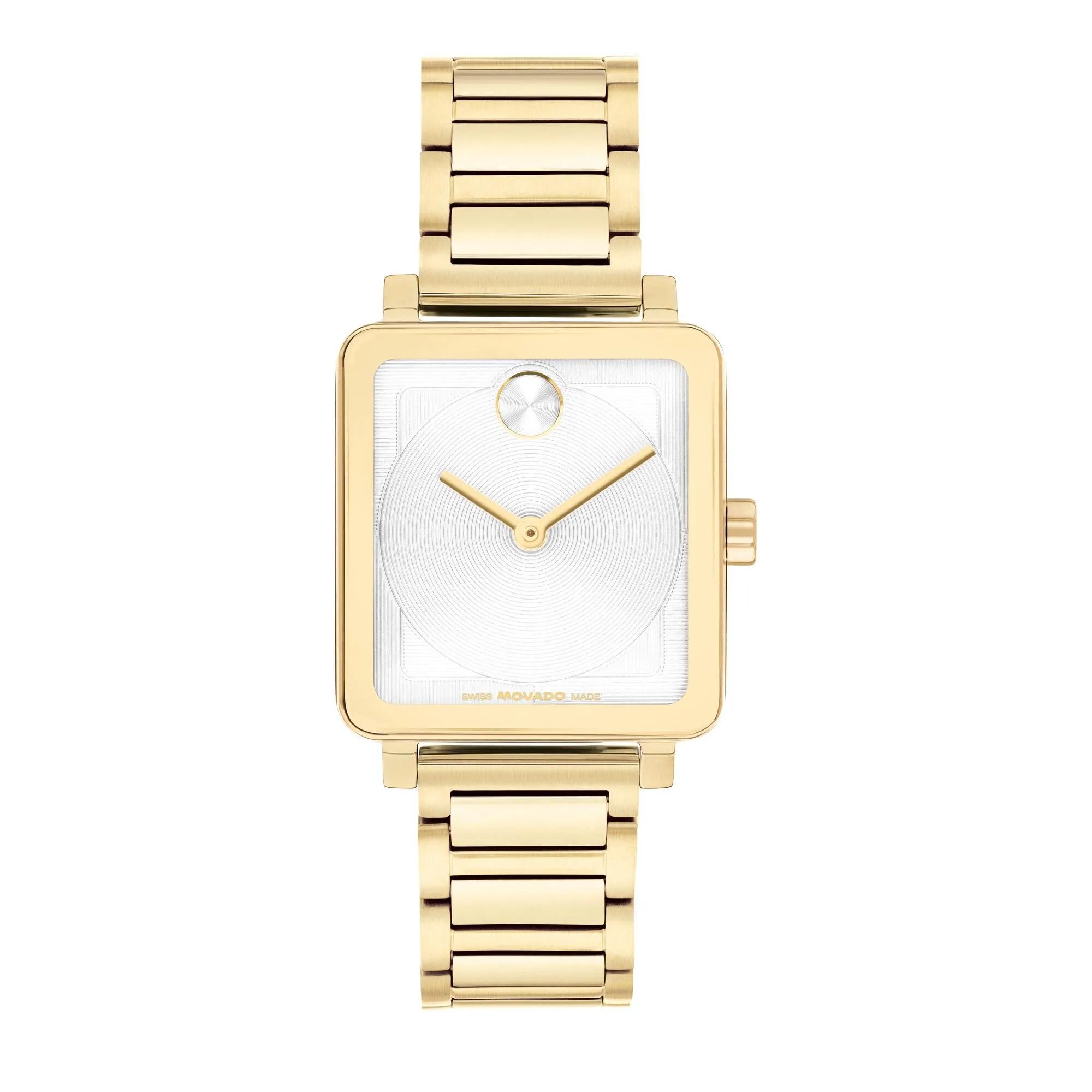 Movado Ladies Bold Watch in Gold-Tone Stainless Steel, 28x26MM