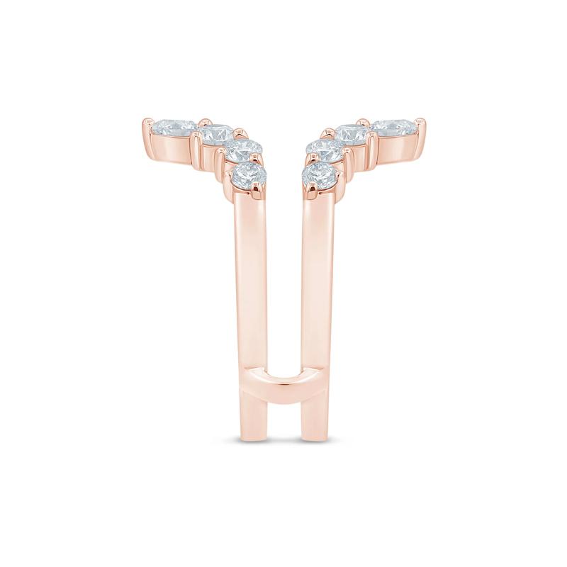 Lab Grown Diamond Contour Ring Enhancer in 14K Rose Gold &#40;1 1/2 ct. tw.&#41; – Image 3 of 3