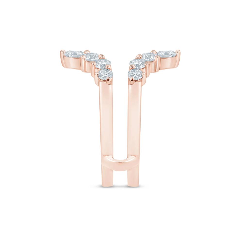 Lab Grown Diamond Contour Ring Enhancer in 14K Rose Gold (1 1/2 ct. tw.) – Image 3 of 3