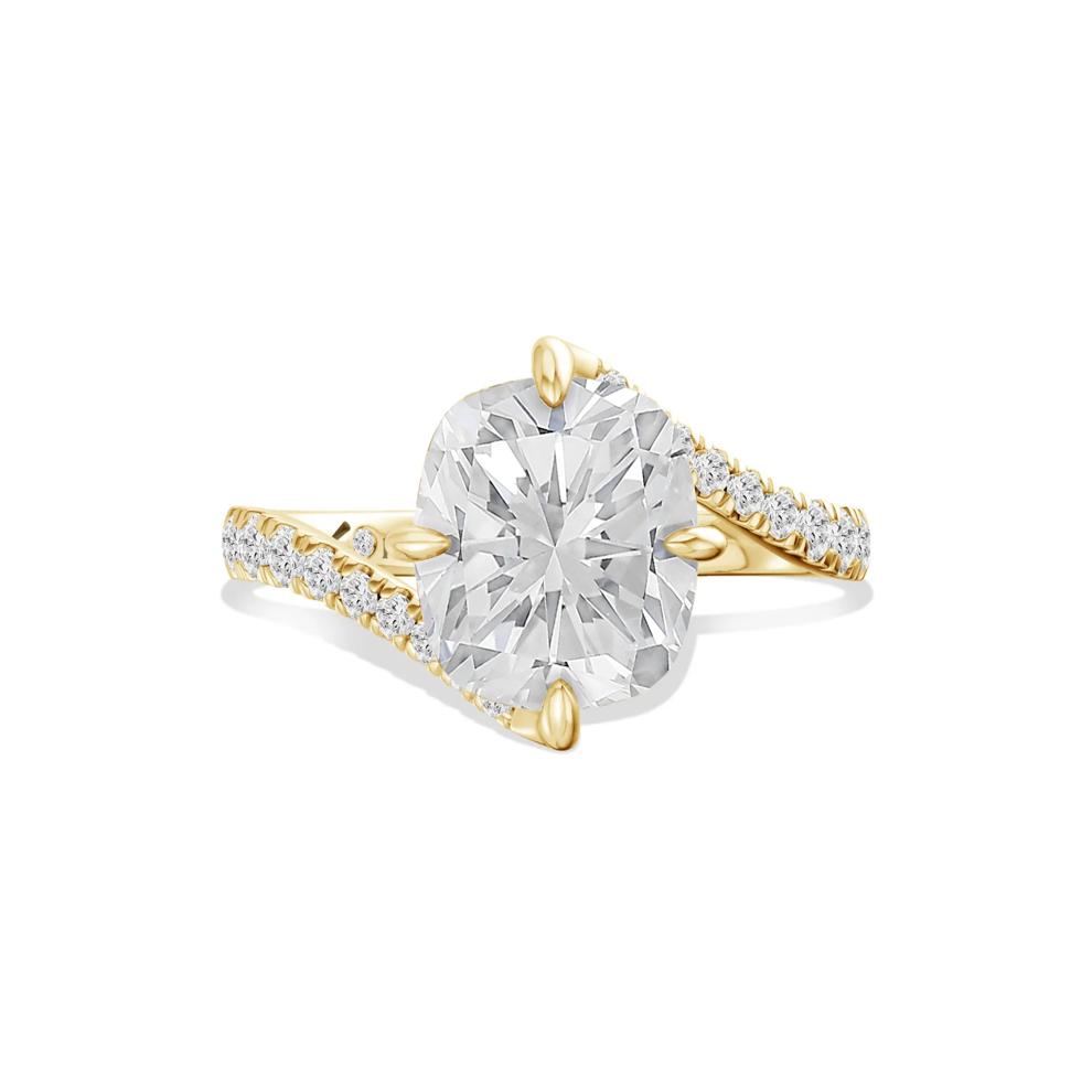 Serafina Lab Grown Diamond Engagement Ring in 14K Yellow Gold (3 3/8 ct. tw.) – Image 1 of 1
