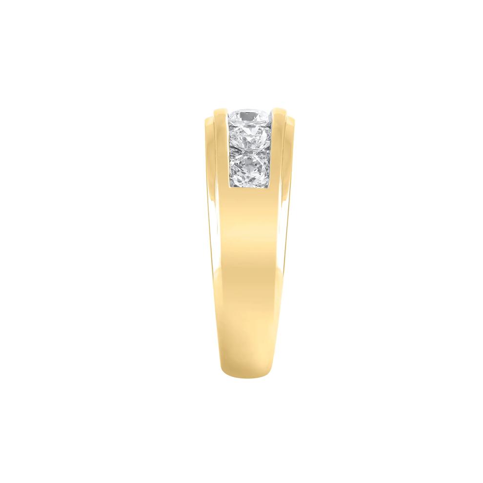 Men's Lab Grown Diamond Band in 14K Yellow Gold (1 1/2 ct. tw.) – Image 3 of 3
