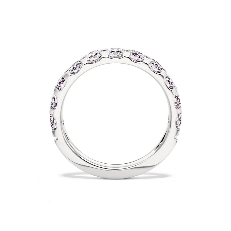 1 1/2 ct. tw. Lab Grown Diamond Band in 14K White Gold – Image 2 of 4