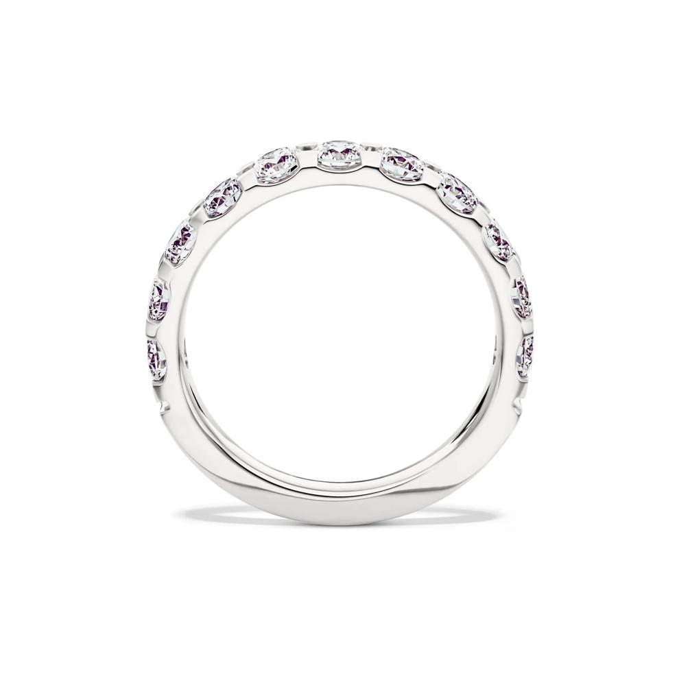 1 1/2 ct. tw. Lab Grown Diamond Band in 14K White Gold – Image 2 of 4