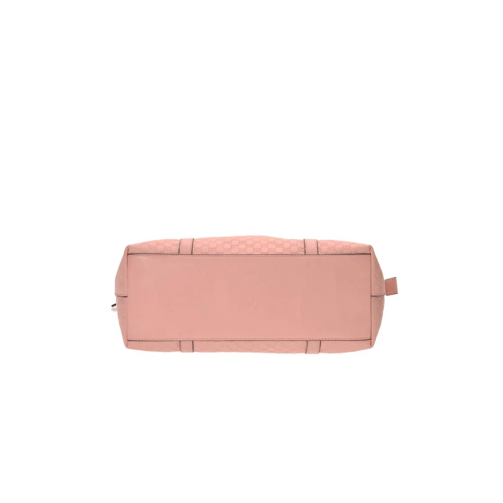 Pre-Owned Gucci Zippered Satchel Top Handle Bag – Image 4 of 8