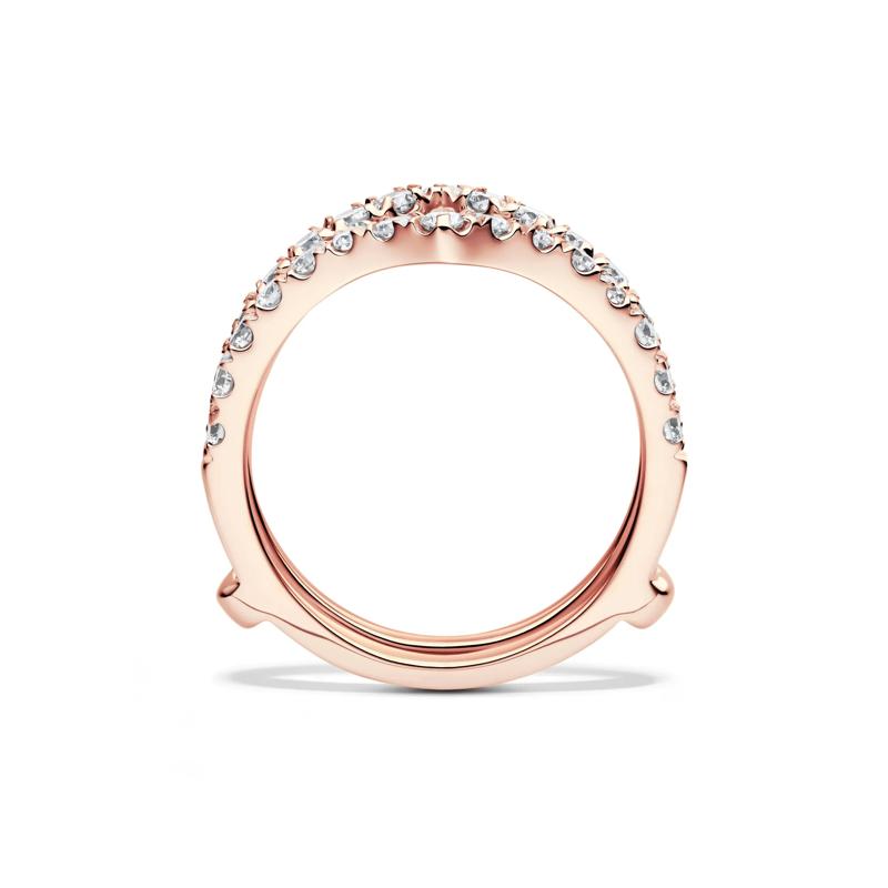 Lab Grown Diamond Chevron Ring Insert in 14K Rose Gold &#40;1 ct. tw.&#41;  – Image 2 of 4