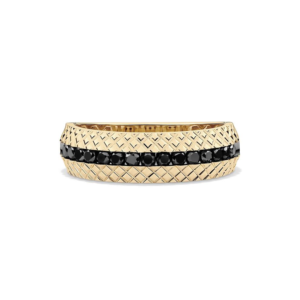 Black Diamond Band in 10K Yellow Gold (1/2 ct. tw.) – Image 1 of 4