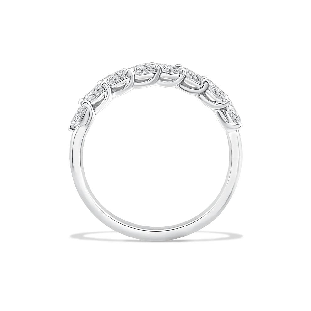Lab Grown Diamond Marquise Anniversary Band in 10K White Gold (1/2 ct. tw.) – Image 2 of 4