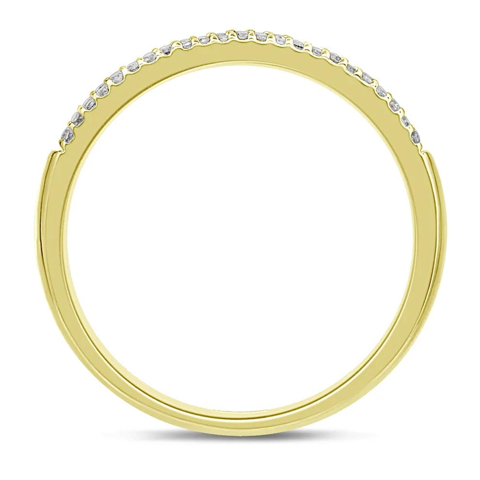 Baguette &amp; Pave Diamond Wedding Band (1/4 ct. tw.) – Image 2 of 3