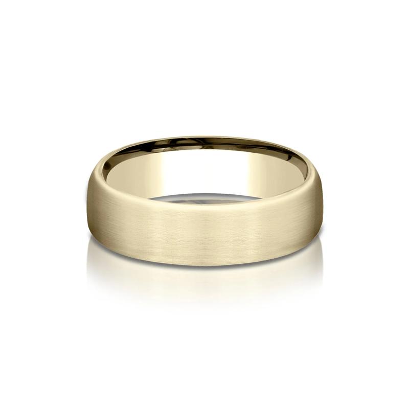 Wedding Band in 14K Yellow Gold, 6.5MM – Image 1 of 3