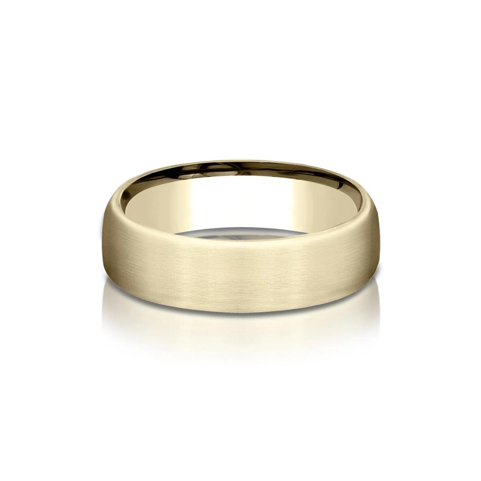 Wedding Band in 14K Yellow Gold, 6.5MM – Image 1 of 3