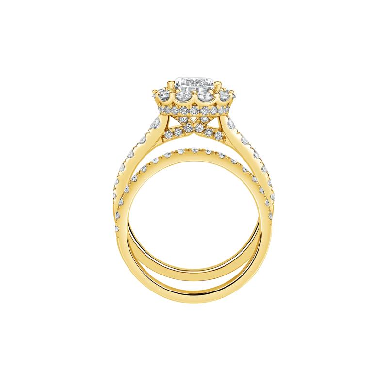 Alexis Lab Grown Diamond Engagement Set in 14K Yellow Gold (3 1/4 ct. tw.) – Image 2 of 4