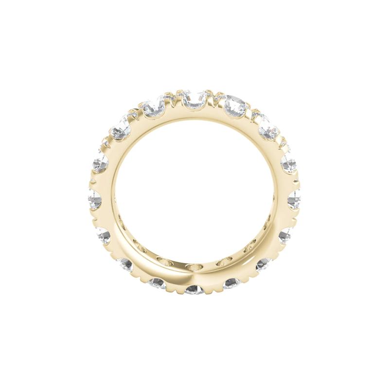 Diamond Wedding Band with Eternity Setting in 14K Yellow Gold &#40;5 ct. tw.&#41; – Image 2 of 3