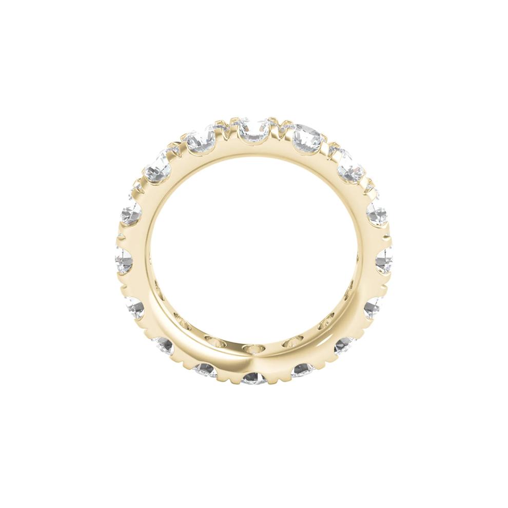 Diamond Wedding Band with Eternity Setting in 14K Yellow Gold (5 ct. tw.) – Image 2 of 3