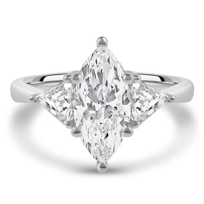 Lab Grown Diamond Emma Marquise Engagement Ring in Platinum (2 1/2 ct. tw.)