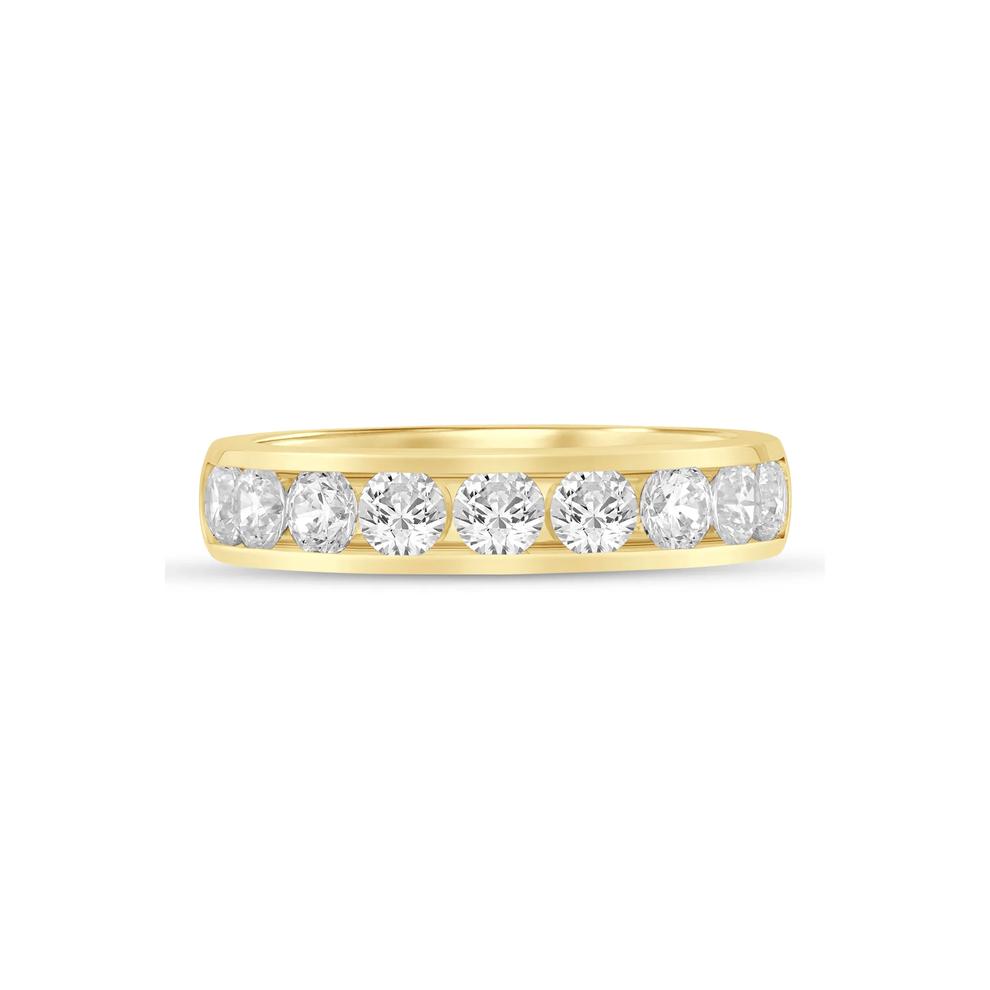 Lab Grown Diamond Channel-Set Band in 14K Yellow Gold (1 1/2 ct. tw.) – Image 1 of 3