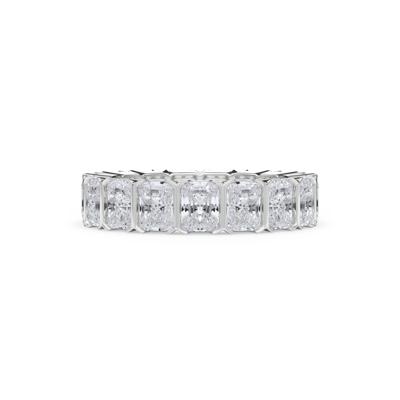Lab Grown Diamond North-South Half Bezel Eternity Band