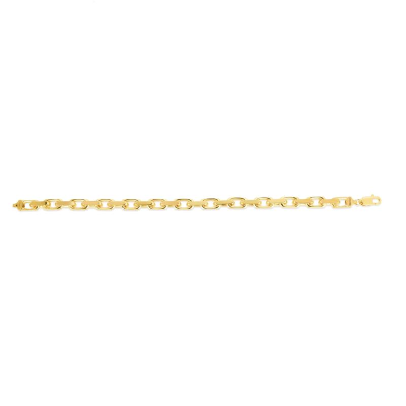 Solid French Cable Link Chain in 14K Yellow Gold, 24&quot; – Image 3 of 3