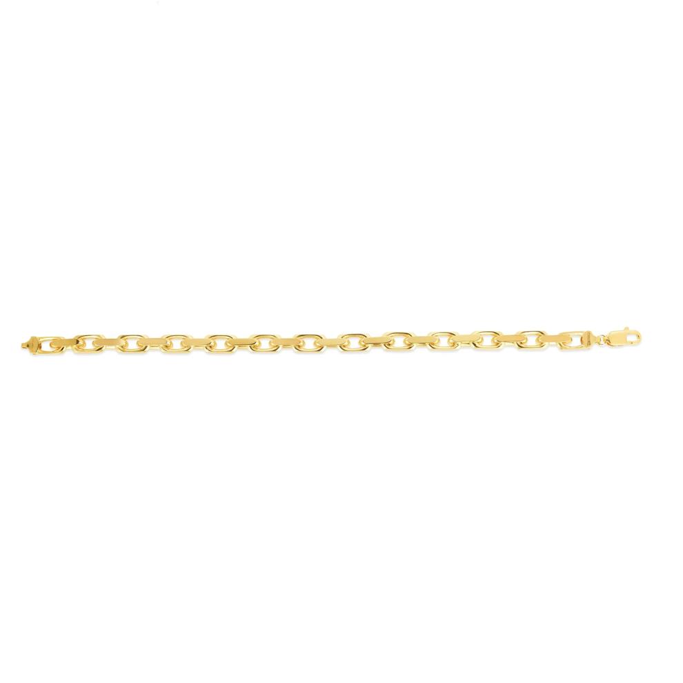 Solid French Cable Link Chain in 14K Yellow Gold, 24" – Image 3 of 3