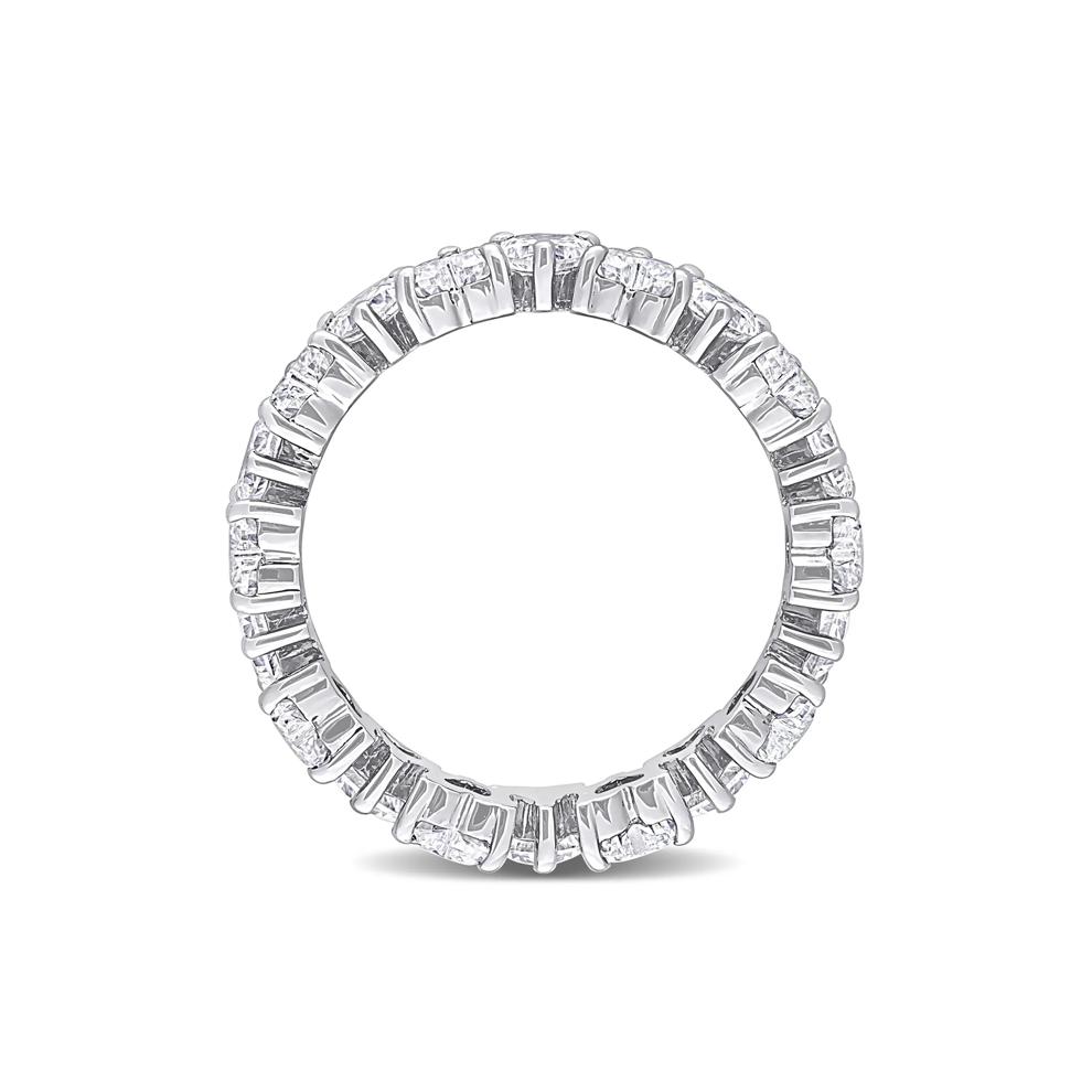 Heart-Shaped Lab-Created Moissanite Ring in Sterling Silver (3 3/8 ct. dew) – Image 2 of 7