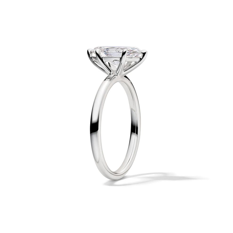 Lab Grown Diamond Solitaire Marquise Engagement Ring in Platinum (1 1/2 ct.) – Image 3 of 4