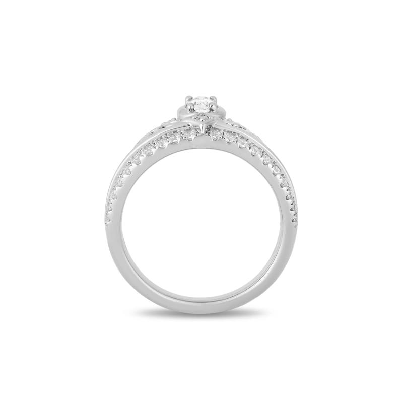 Cinderella Diamond Tiara Ring in 14K White Gold &#40;1/2 ct. tw.&#41; – Image 2 of 3
