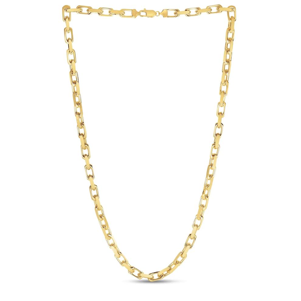 Solid French Cable Link Chain in 14K Yellow Gold, 24" – Image 2 of 3