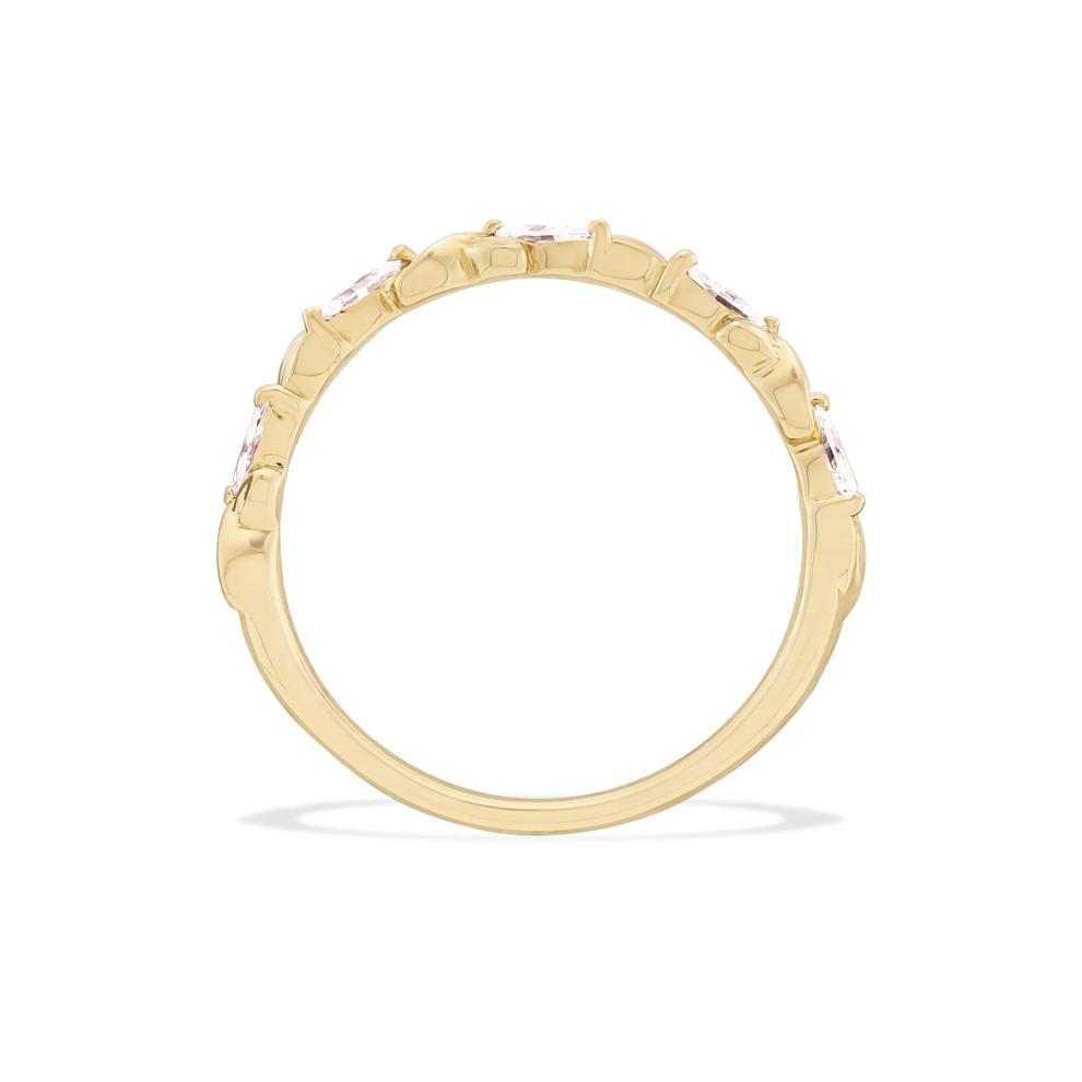 Lab Grown Diamond Marquise Band in 10K Yellow Gold (1/4 ct. tw.) – Image 3 of 4