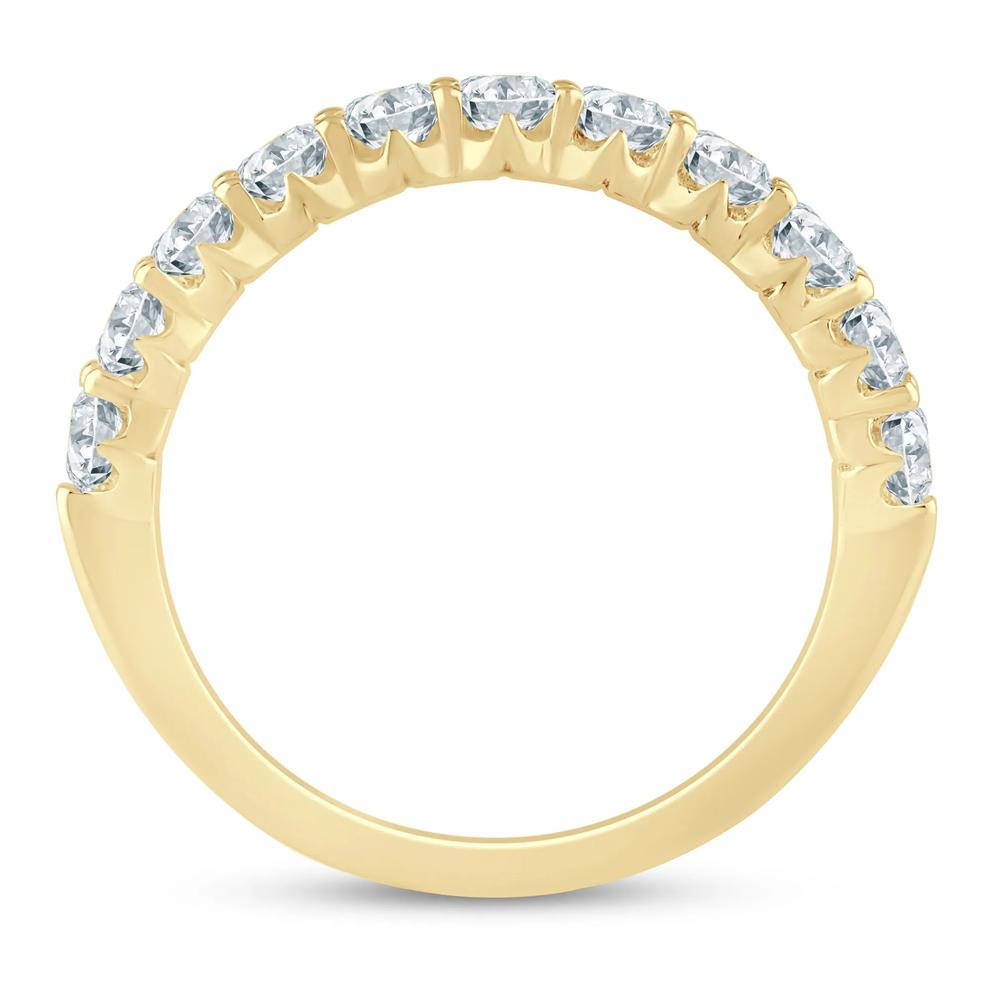 Diamond Shared Prong Wedding Band in 14K Yellow Gold (1 ct. tw.) – Image 2 of 3