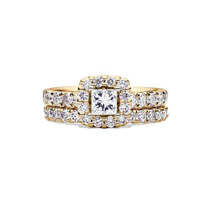 Diamond Bridal Set in 14K Yellow Gold (2 ct. tw.) – Image 1 of 6