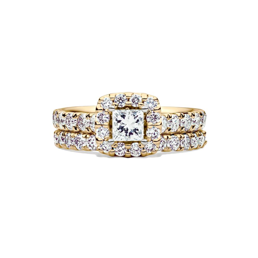 Diamond Bridal Set in 14K Yellow Gold (2 ct. tw.) – Image 1 of 6