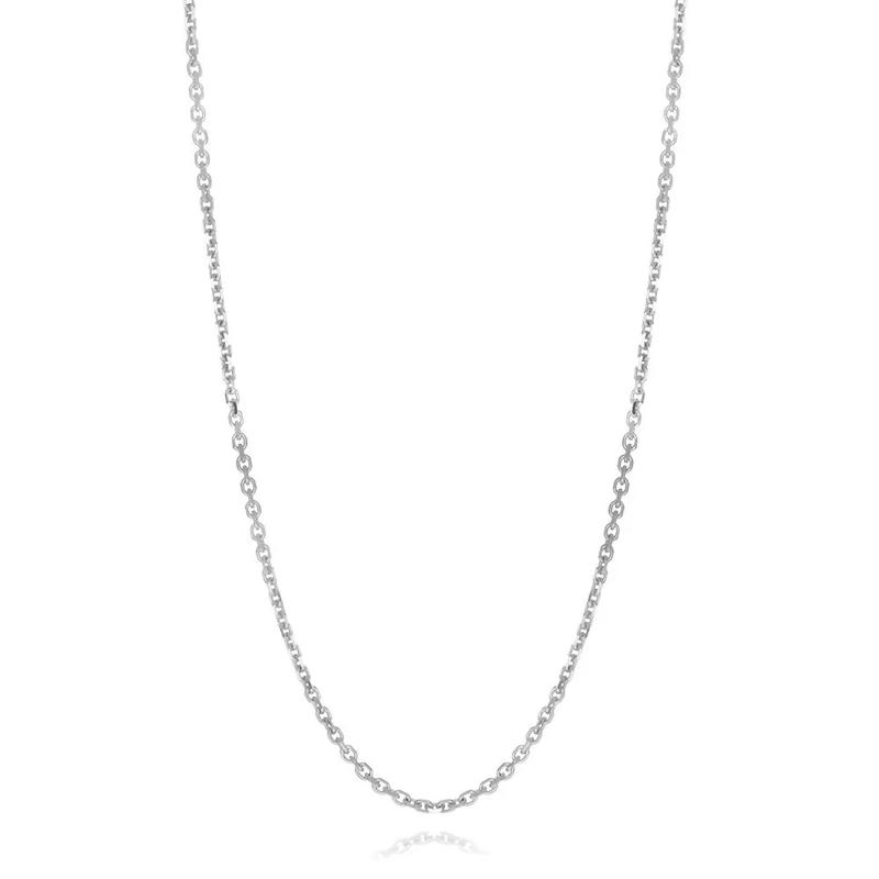 Adjustable Cable Chain in Sterling Silver, 22&quot; – Image 1 of 4