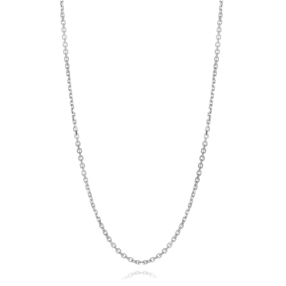 Adjustable Cable Chain in Sterling Silver, 22" – Image 1 of 4
