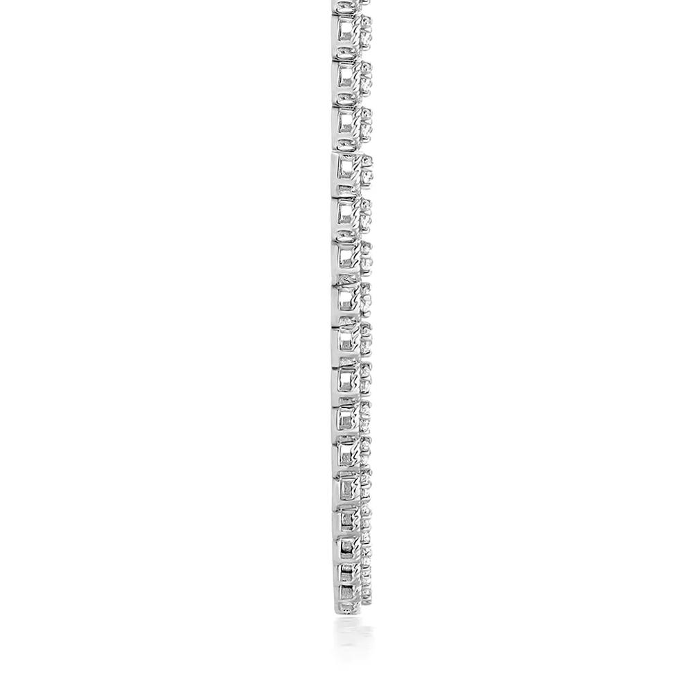 Diamond Tennis Necklace in 10K White Gold (2 1/2 ct. tw.) – Image 2 of 3