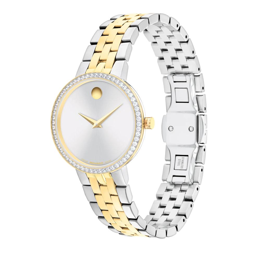 Ladies&rsquo; Museum Classic Lab Grown Diamond Watch in Two-Toned Stainless Steel. – Image 2 of 3