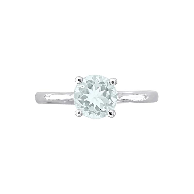 Aquamarine Ring in Sterling Silver – Image 1 of 7