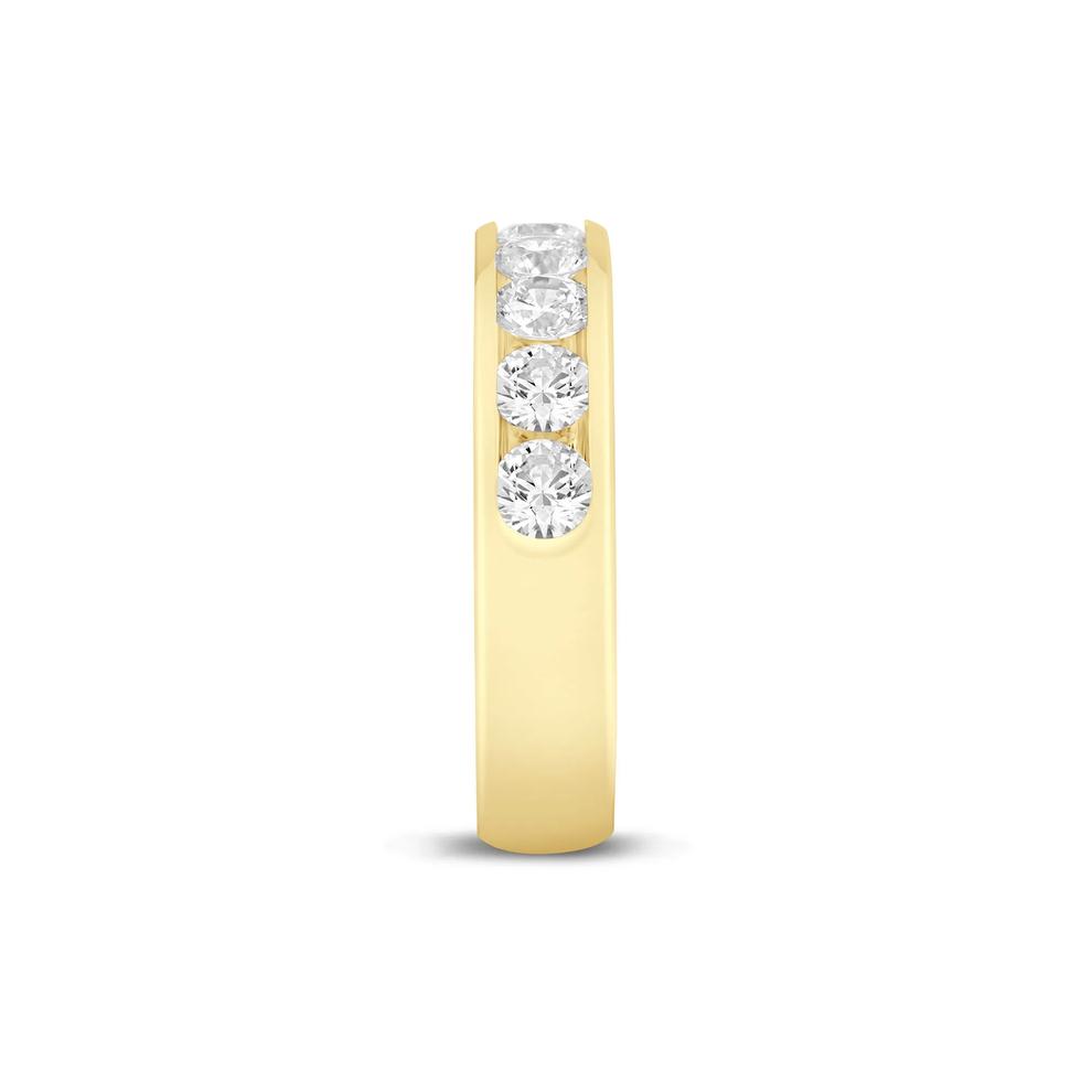 Lab Grown Diamond Channel-Set Band in 14K Yellow Gold (1 1/2 ct. tw.) – Image 3 of 3