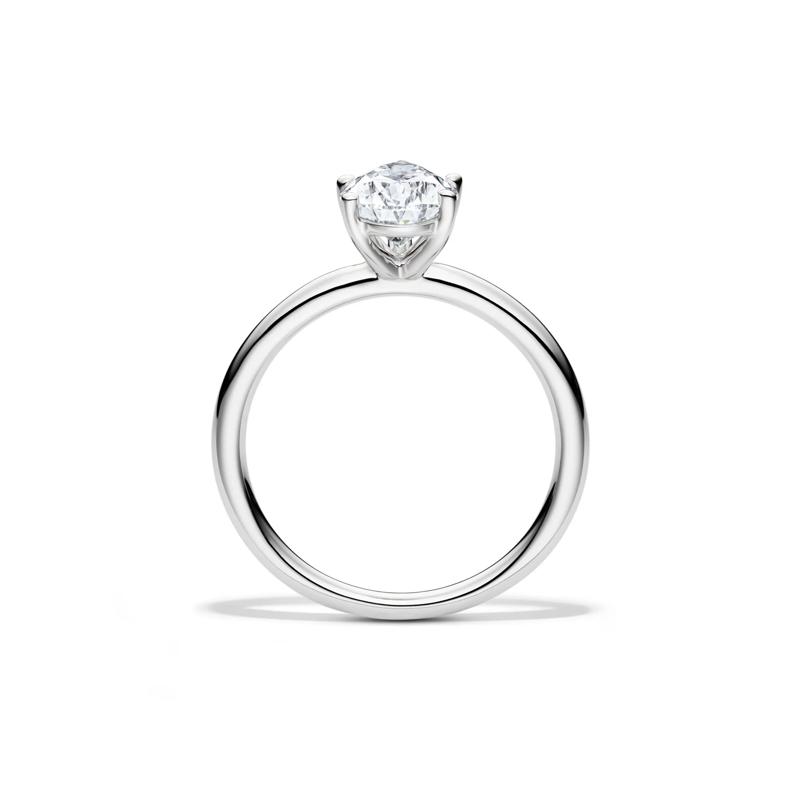 Lab Grown Diamond Pear-Shaped Solitaire Engagement Ring in Platinum &#40;1 1/2 ct.&#41; – Image 2 of 4