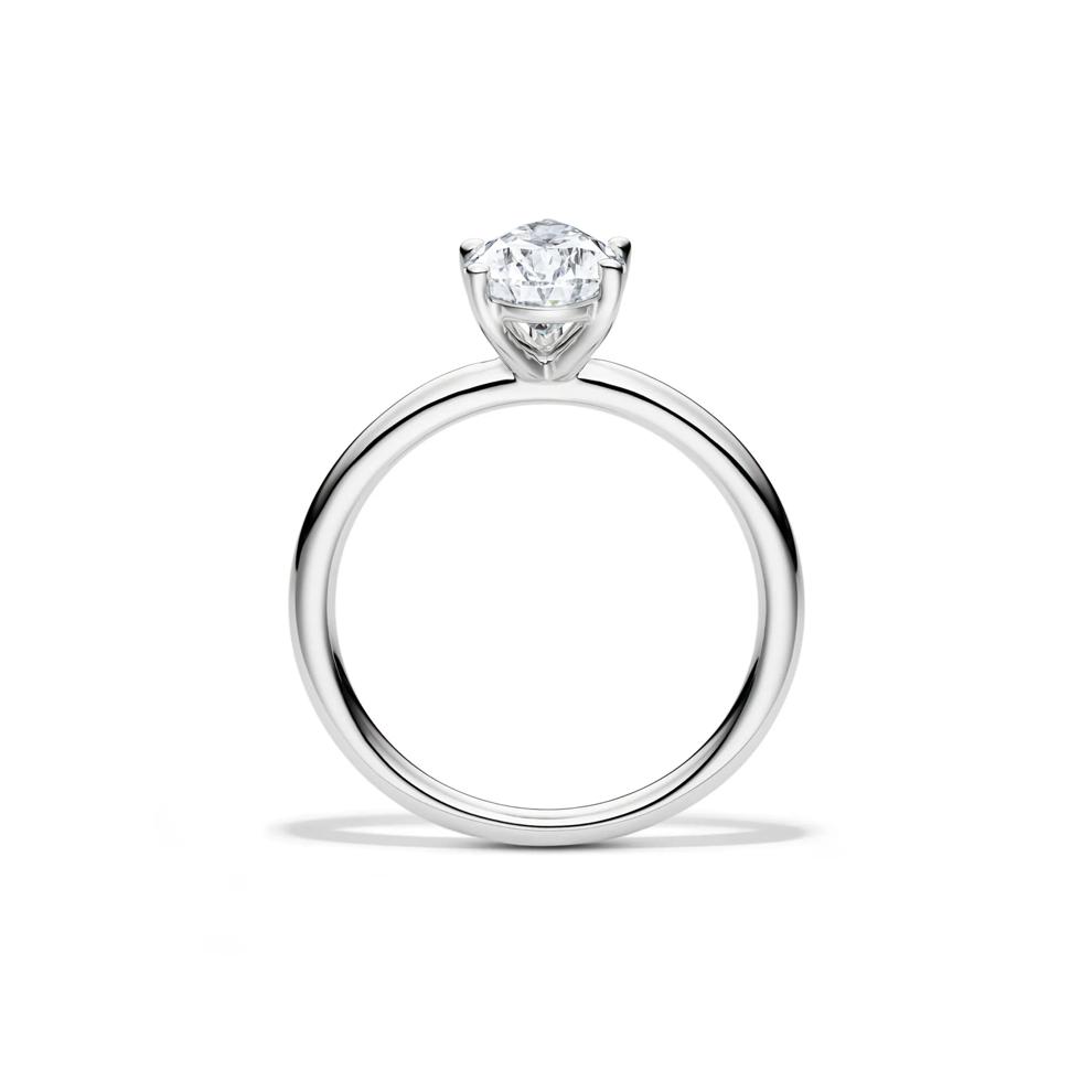Lab Grown Diamond Pear-Shaped Solitaire Engagement Ring in Platinum (1 1/2 ct.) – Image 2 of 4