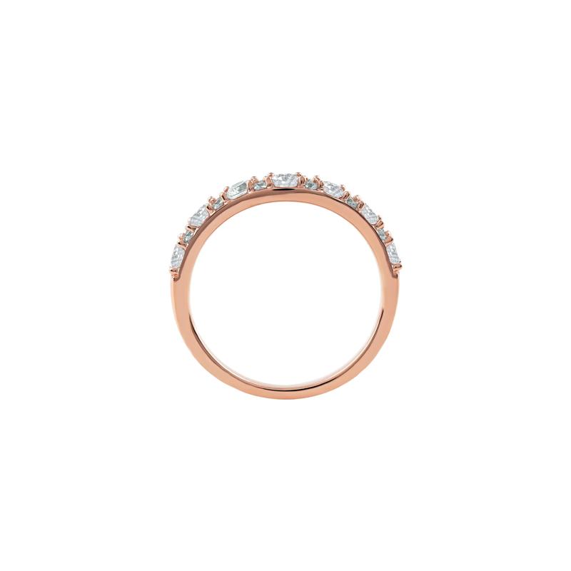 Lab Grown Diamond Contour Band in 14K Rose Gold (3/4 ct. tw.) – Image 2 of 7