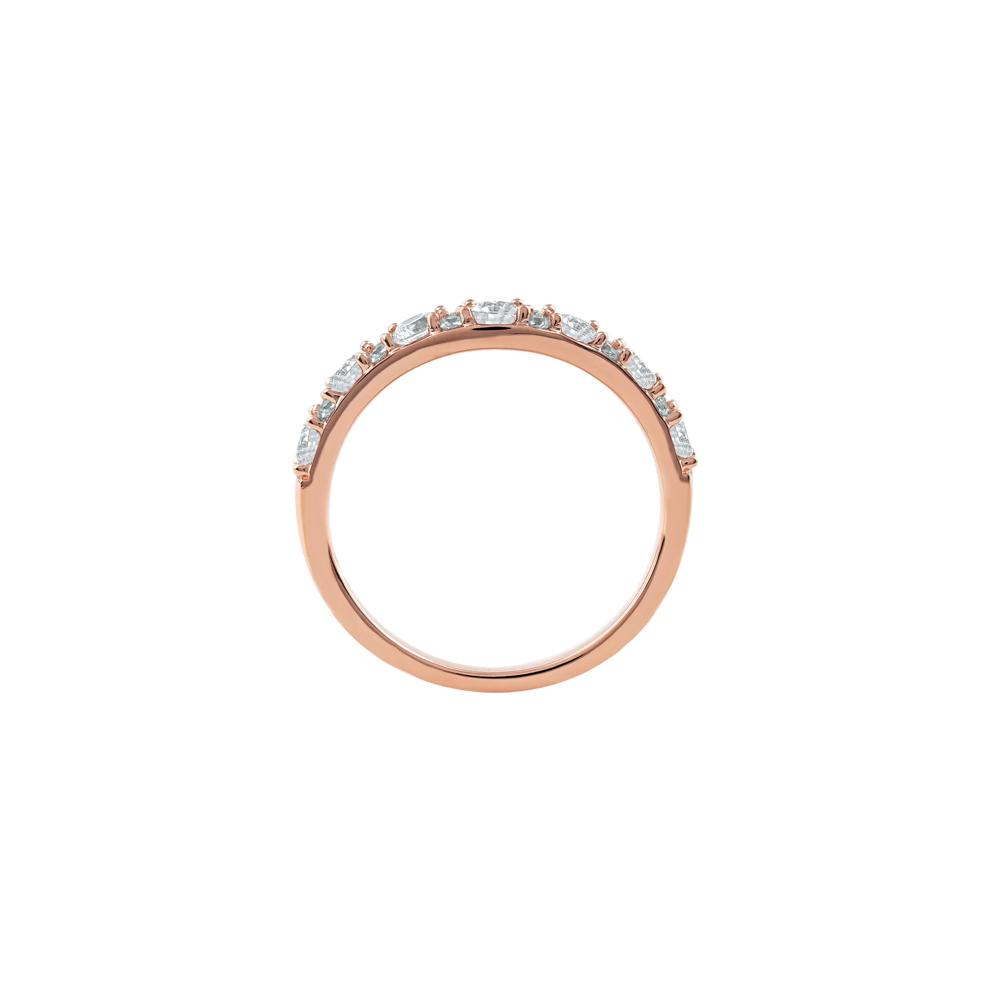 Lab Grown Diamond Contour Band in 14K Rose Gold (3/4 ct. tw.) – Image 2 of 7