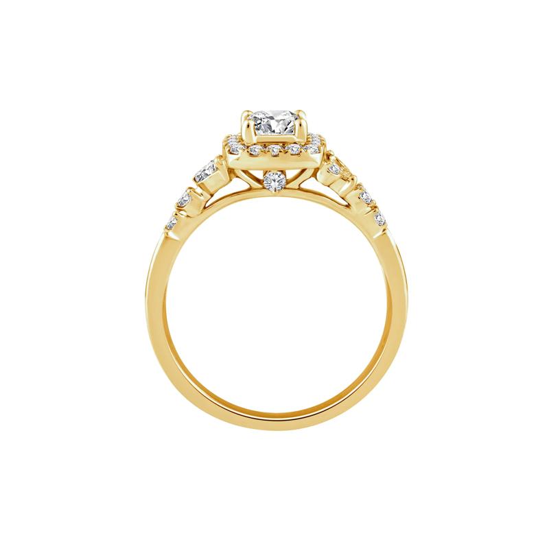 Princess-Cut Diamond Engagement Ring in 14K Yellow Gold &#40;3/4 ct. tw.&#41; – Image 2 of 3