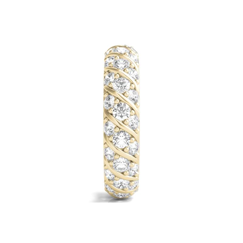 Diamond Rolling Eternity Band in 14K Yellow Gold &#40;2 1/2 ct. tw.&#41; – Image 3 of 3