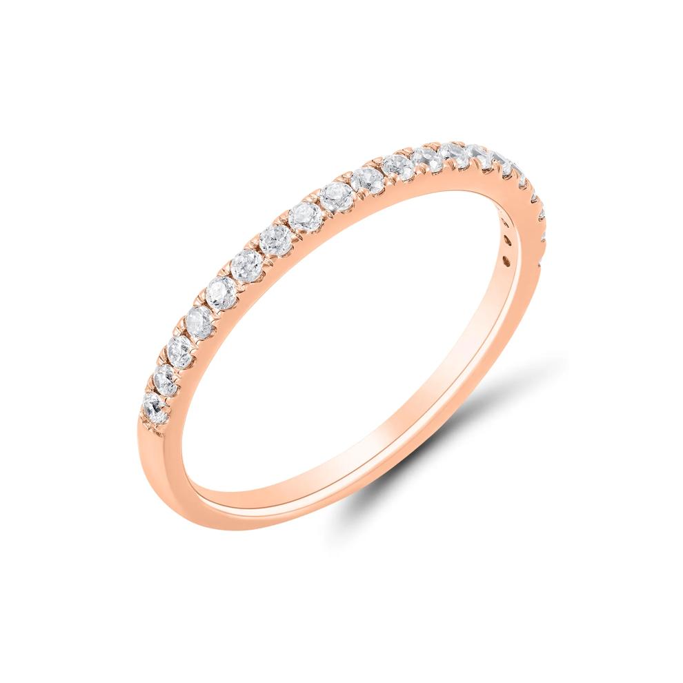 1 ct. tw. Diamond Oval-Shaped Engagement Set in 14K Rose Gold – Image 5 of 5