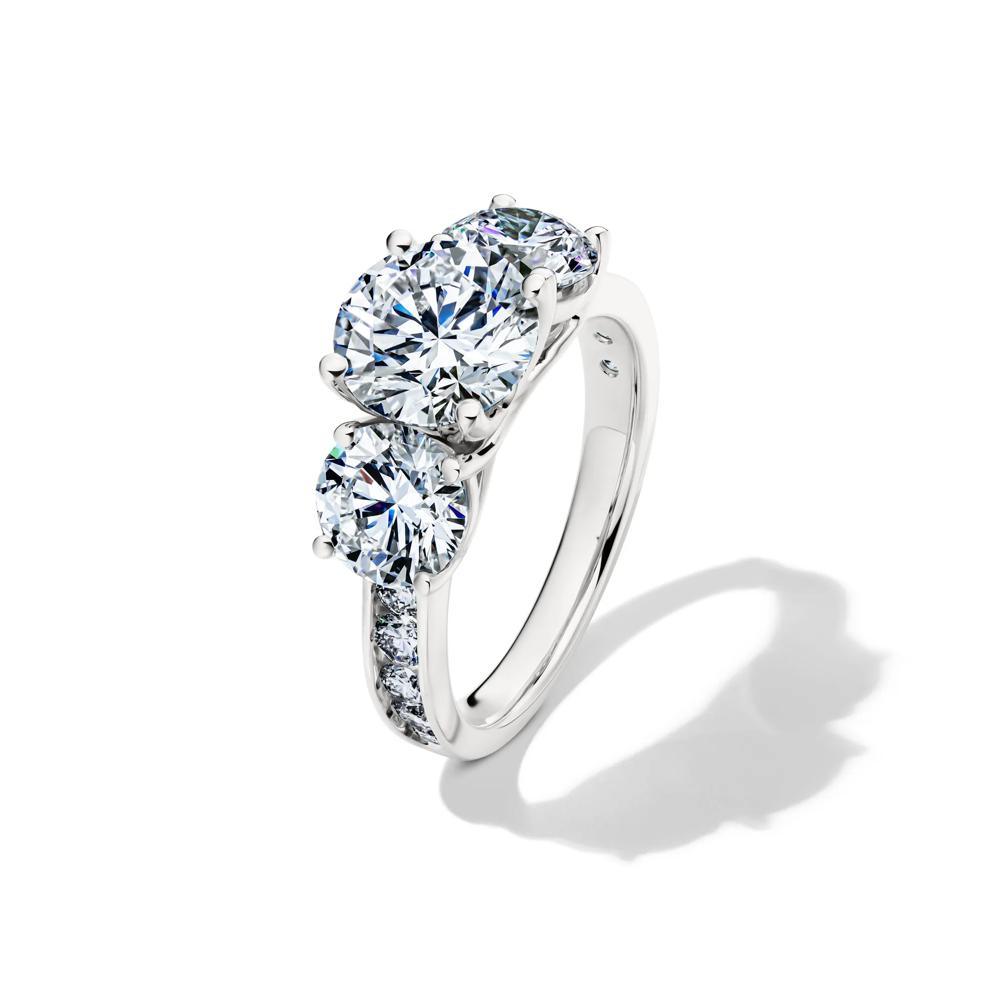 Lab Grown Diamond Engagement Ring in 14K White Gold (4 1/2 ct. tw.) – Image 4 of 4
